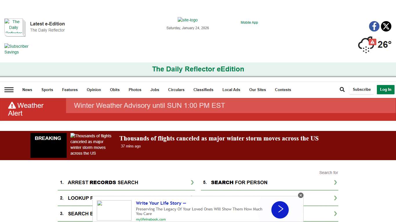Jail Bookings reflector.com